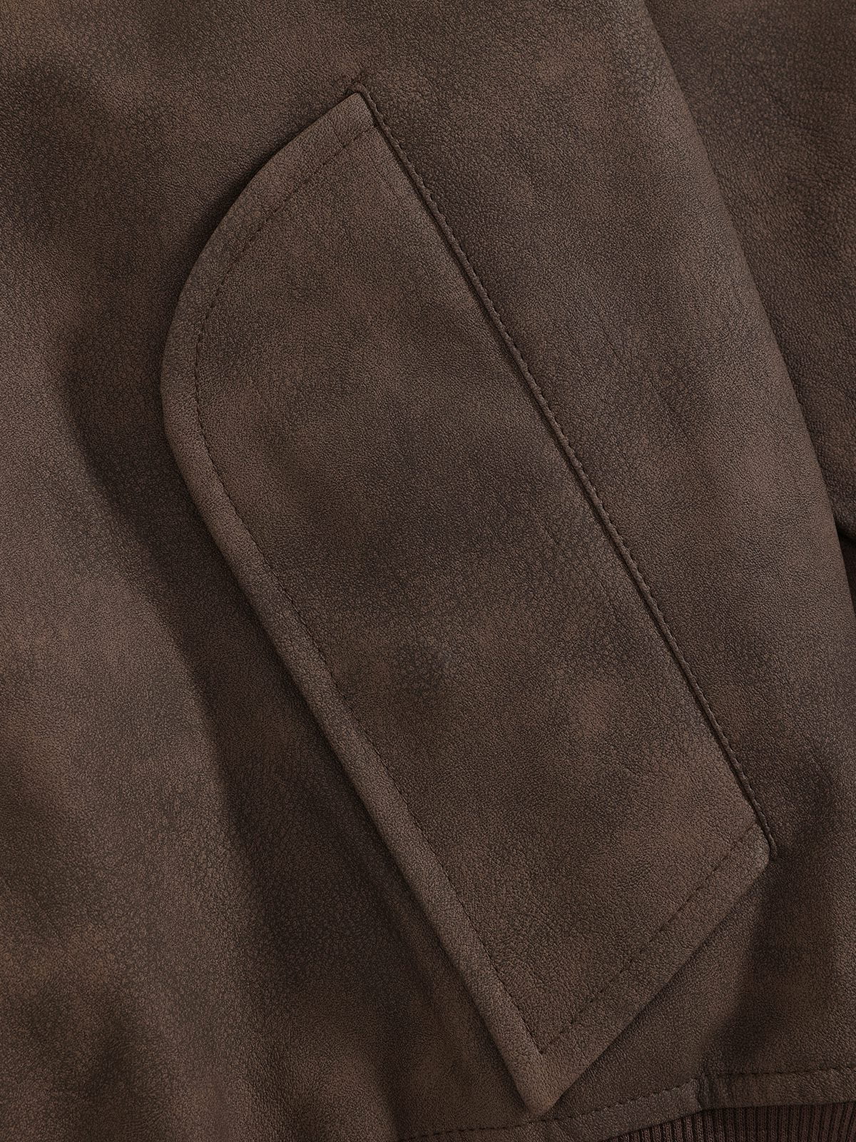 Aelfric Eden Two Layered Faux Suede Jacket