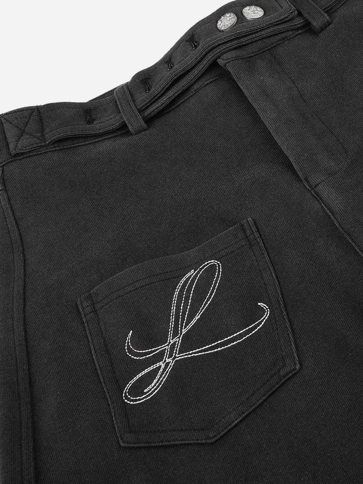 Aelfric Eden Belt Waist Baggy Barrel Pants