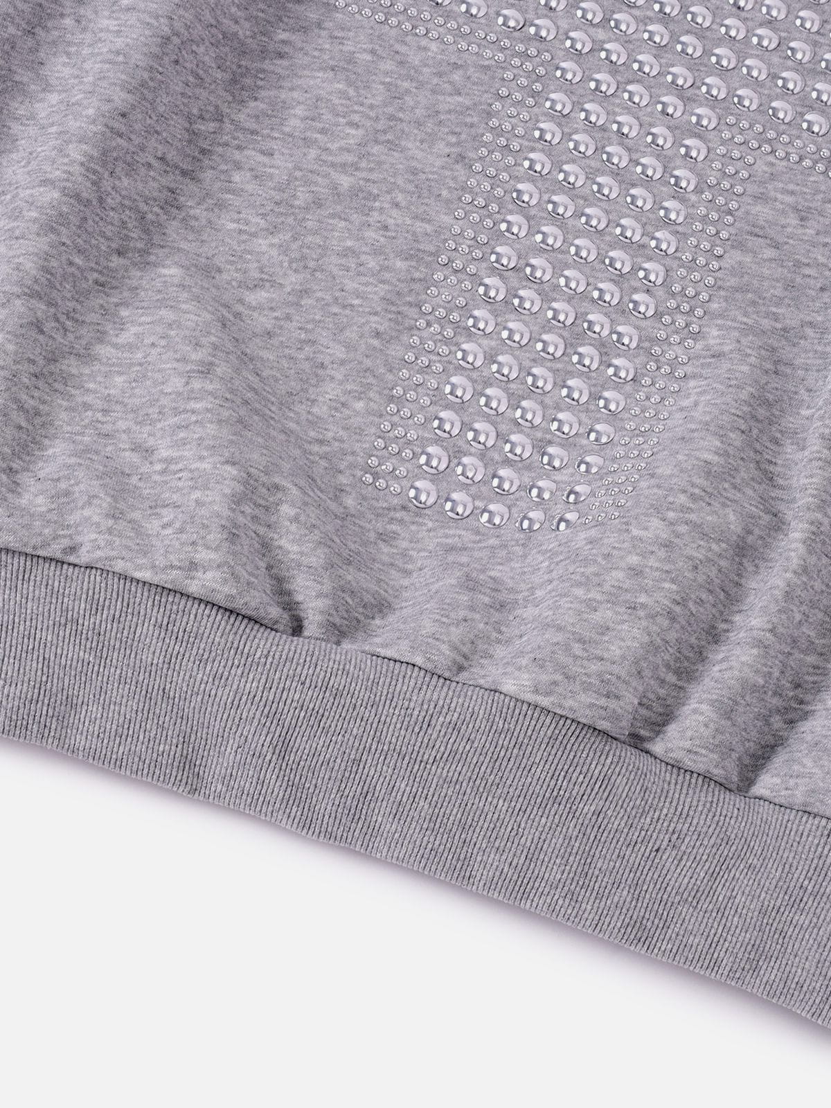 Aelfric Eden Studded Off-Shoulder Sweatshirt
