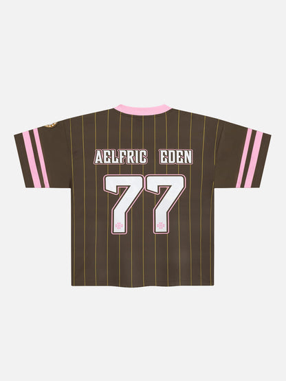 Aelfric Eden Boxy Pinstripe Jersey Tee