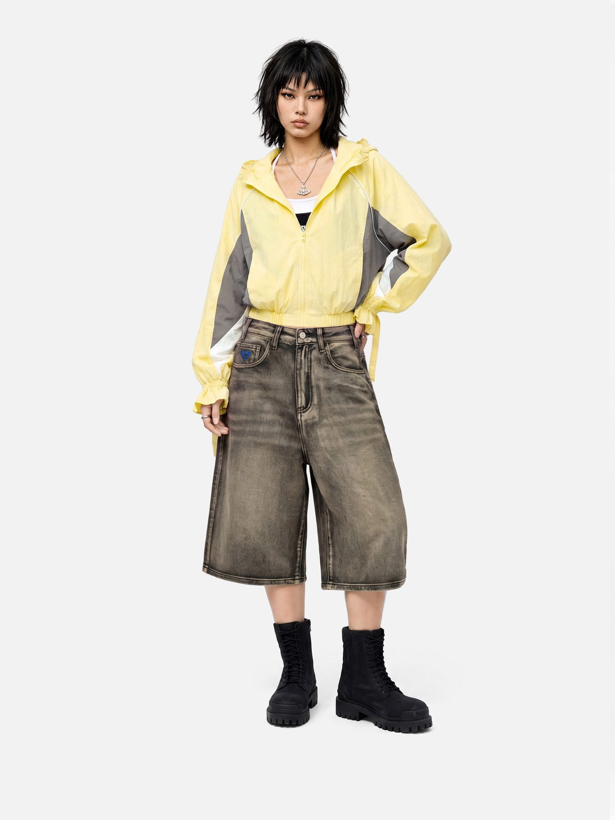 Aelfric Eden Boxy Color Block Jacket