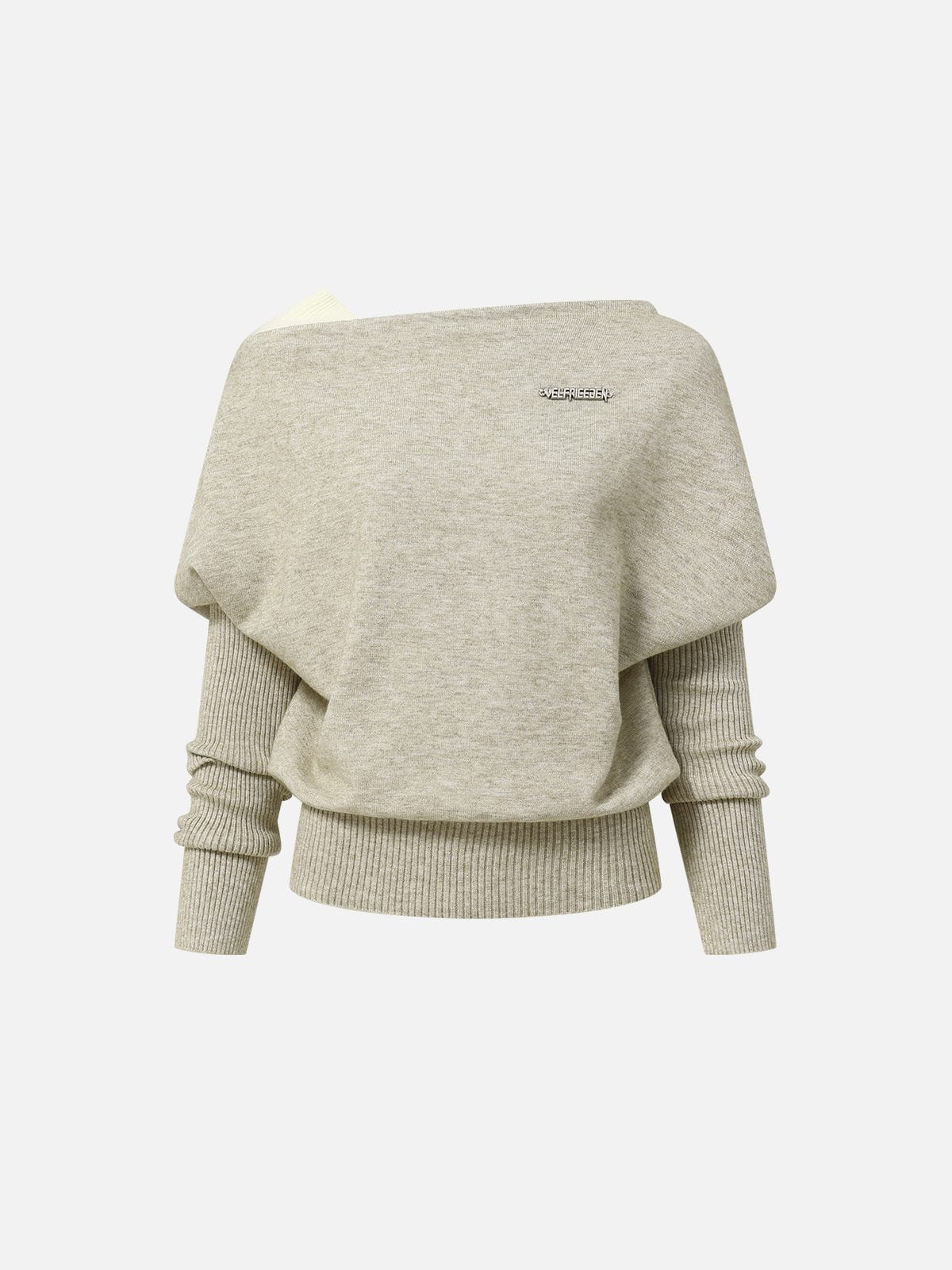 Aelfric Eden Off-The-Shoulder Layered Sweater