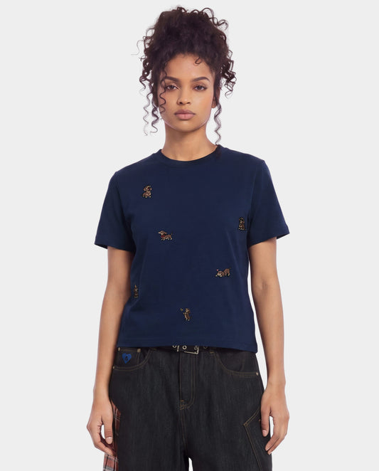 [Pre-Order] Aelfric Eden Embroidered Dachshund Tee