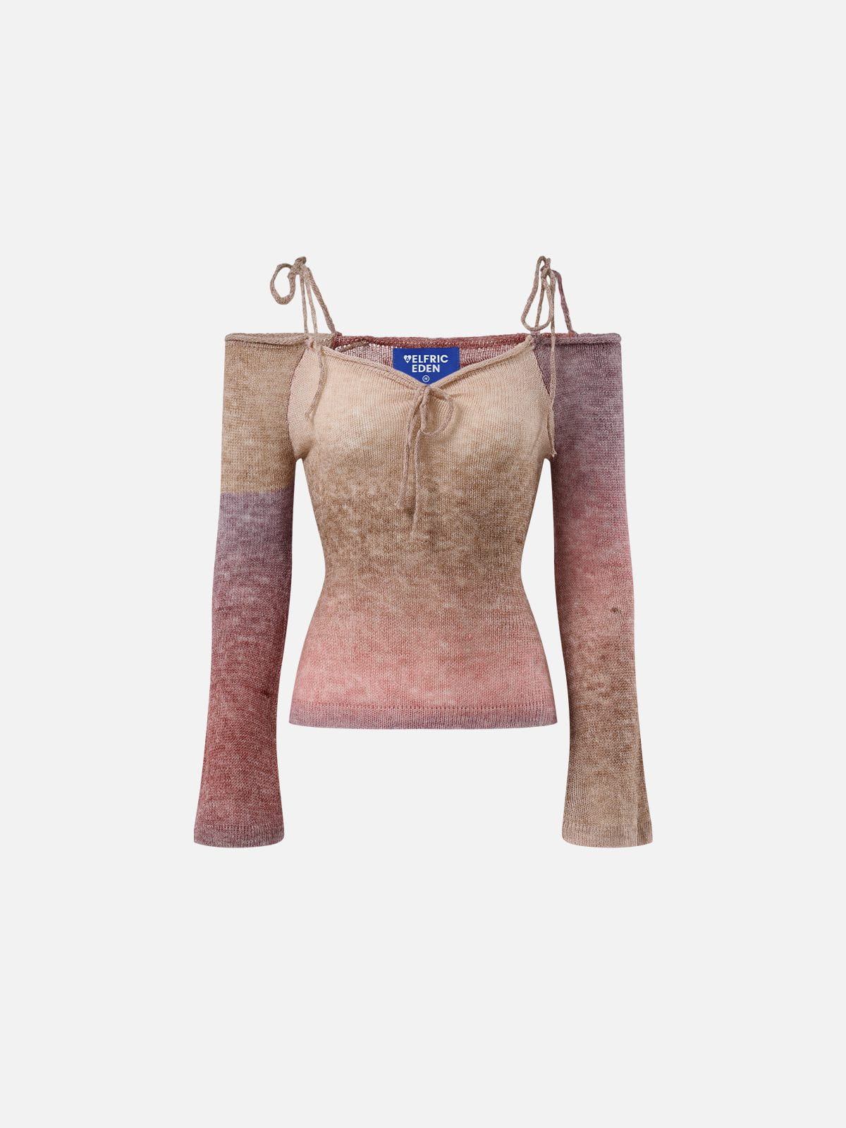 Aelfric Eden Gradient Off-The-Shoulder Sweater