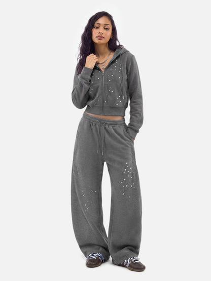 Aelfric Eden Studded Zip Up Hoodie