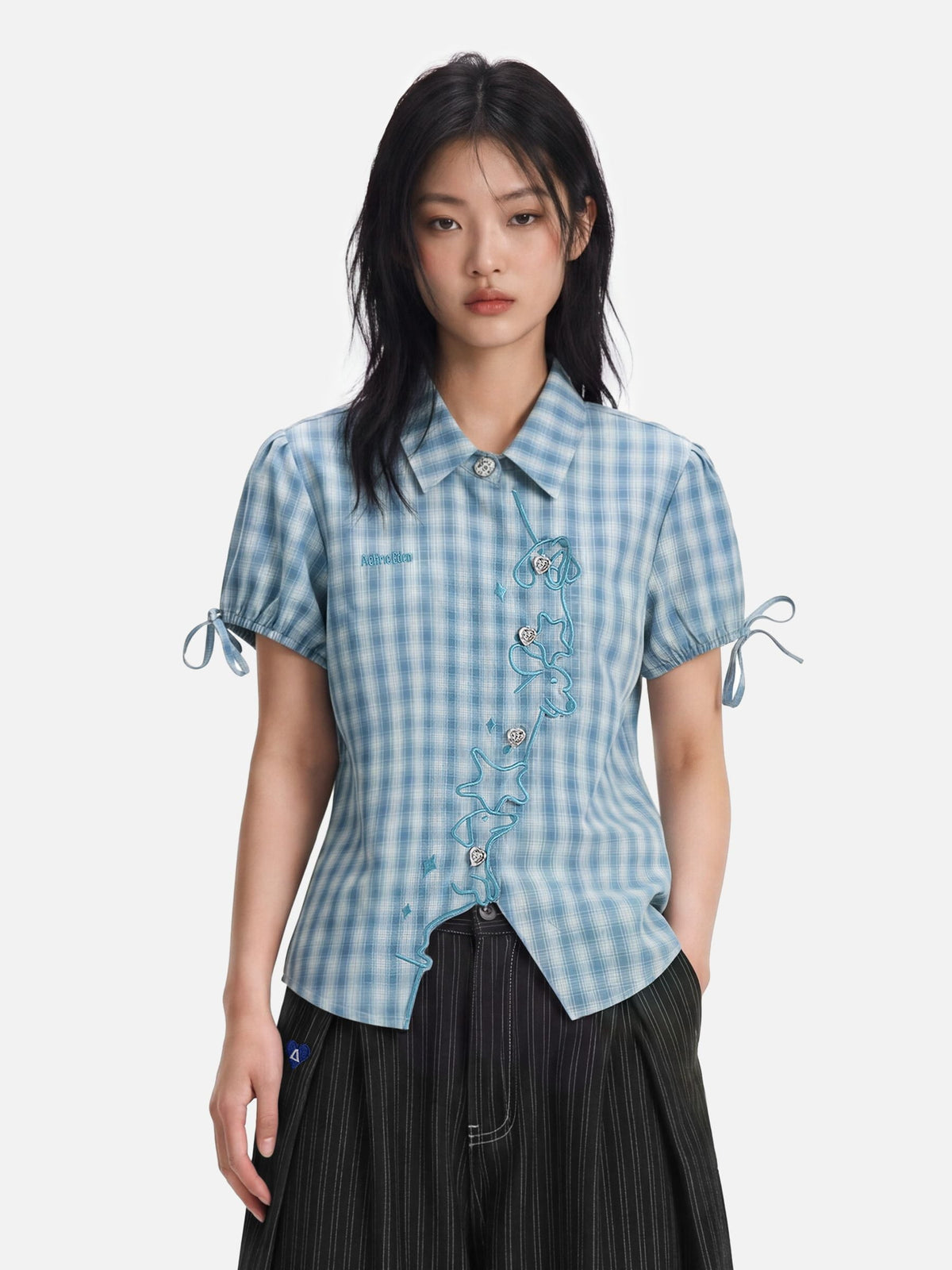 Aelfric Eden Plaid Dog Short Sleeve Shirt