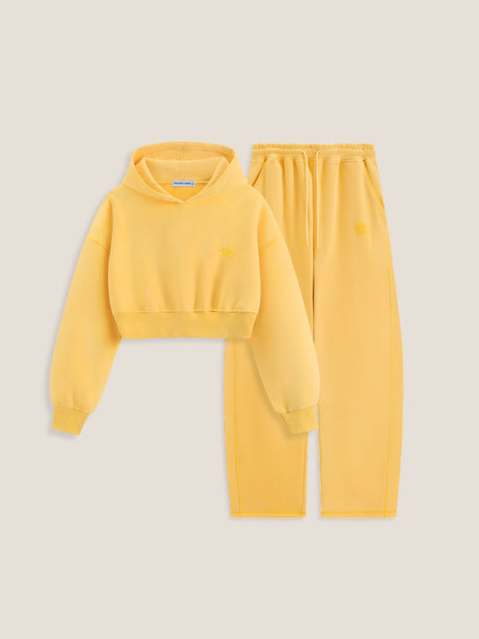 Soufflé Cropped Hoodie Sets