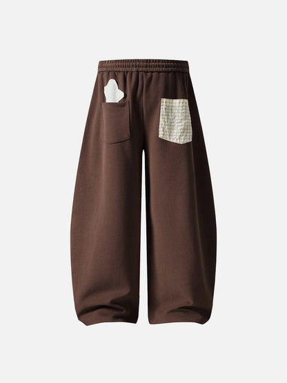 Aelfric Eden Star Patch Baggy Barrel Sweatpants