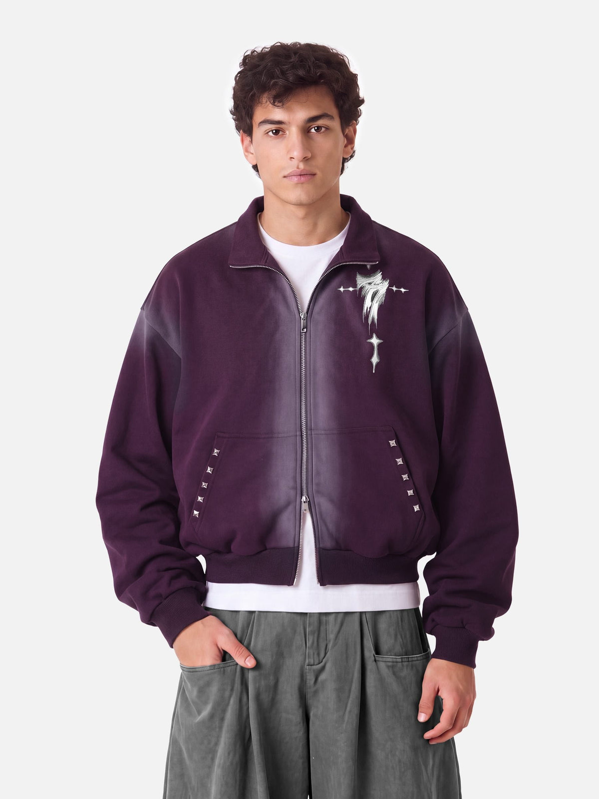 Aelfric Eden Boxy Studded Jacket