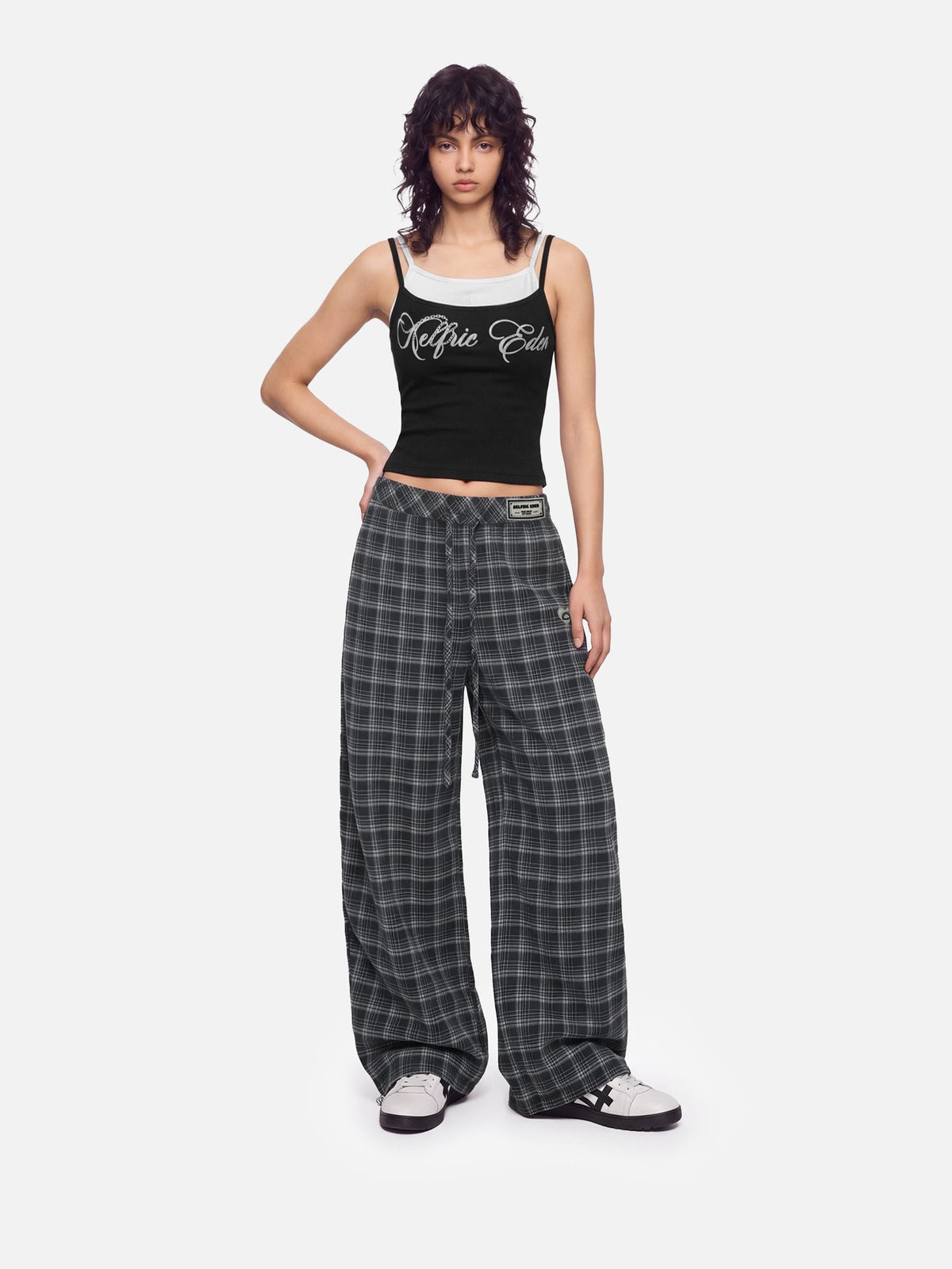 Aelfric Eden Plaid Baggy Barrel Sweatpants
