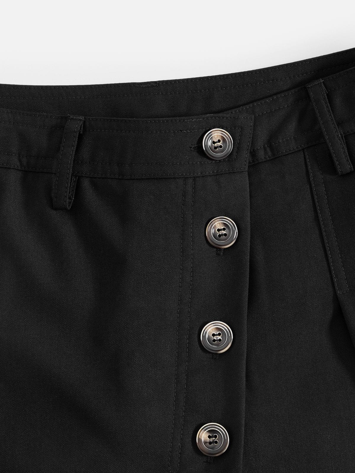 Aelfric Eden Asymmetric Button Baggy Barrel Pants