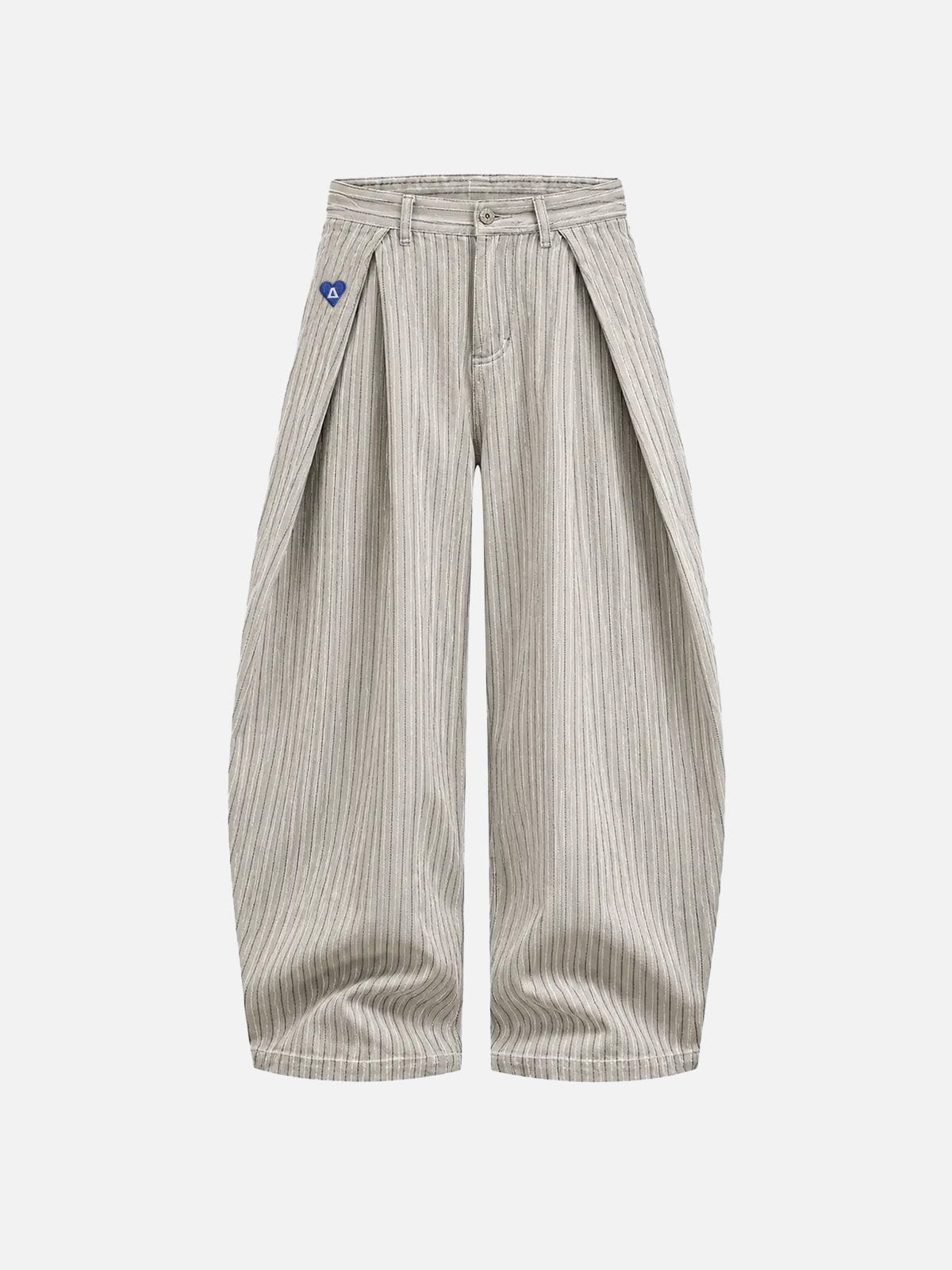 Aelfric Eden Pinstripe Baggy Barrel Jeans