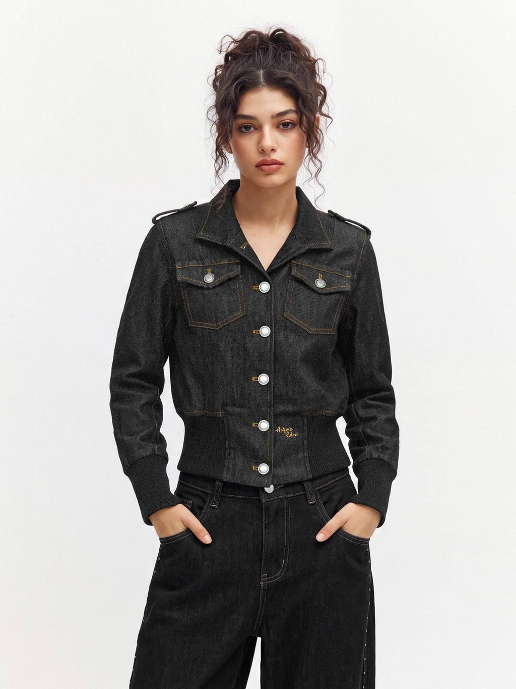Aelfric Eden Button Denim Jacket
