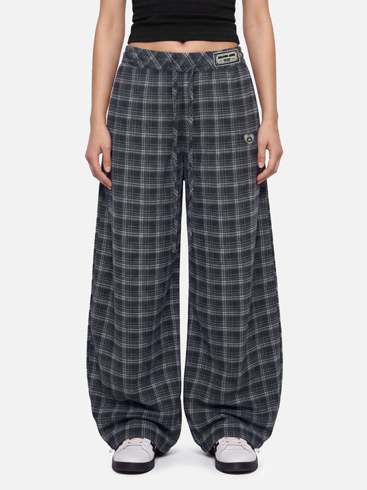 Aelfric Eden Plaid Baggy Barrel Sweatpants