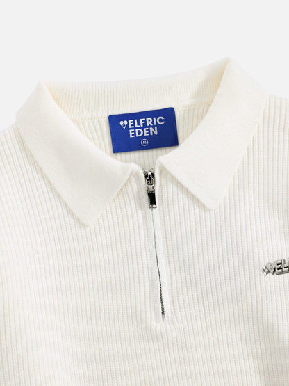 Aelfric Eden Half-Zip Polo Collar Sweater