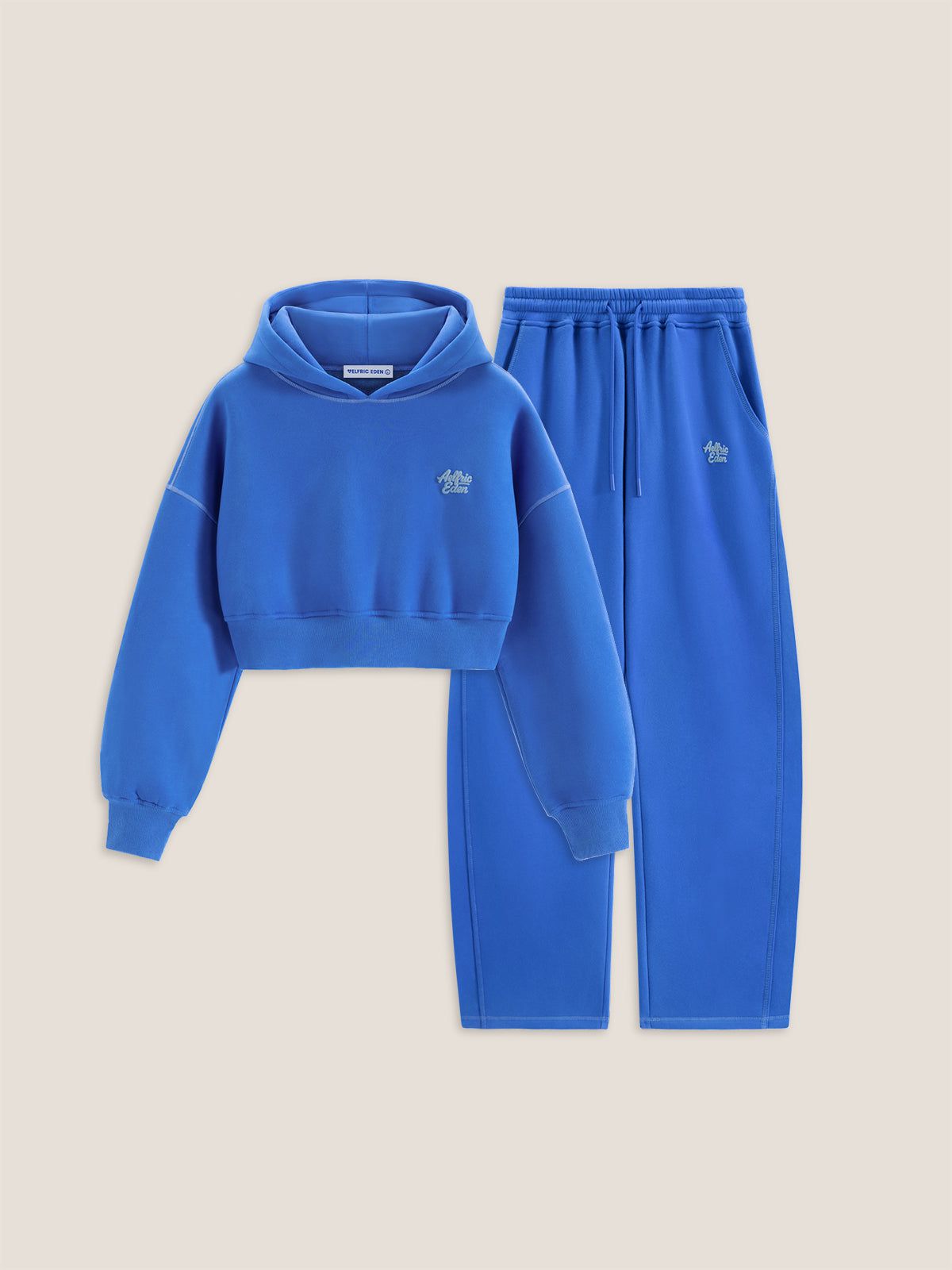 Soufflé Cropped Hoodie Sets
