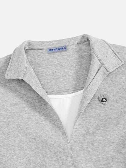 Aelfric Eden Deep V-Neck Layered Sweatshirt