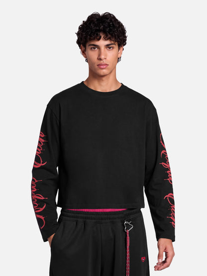 Aelfric Eden Boxy Script Long Sleeve Tee
