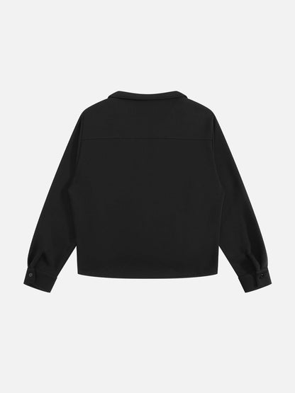 Aelfric Eden Deep V-Neck Layered Sweatshirt