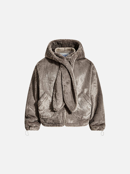 Aelfric Eden Hooded Rabbit Ear Coat