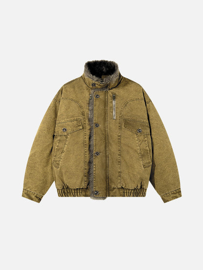 Aelfric Eden Washed Faux Fur Coat