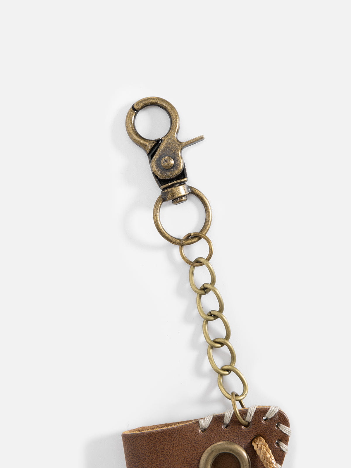 Faux Leather Keychain