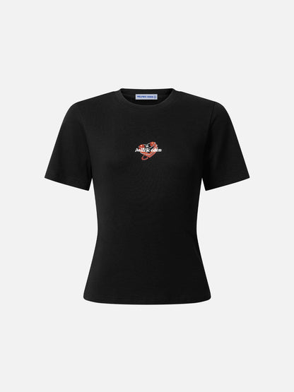 Aelfric Eden Chain Heart Graphic Baby Tee