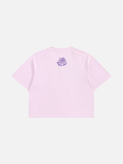 Aelfric Eden Cropped Floral Motif Tee