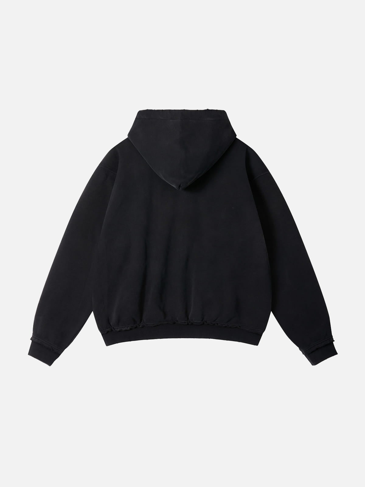 Aelfric Eden Distressed Rhinestone Zip Up Hoodie