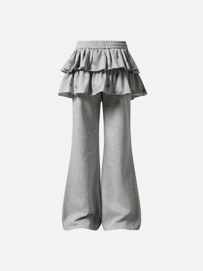Aelfric Eden Star Ruffle Bootcut Sweatpants