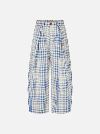 Aelfric Eden Plaid Baggy Barrel Pants