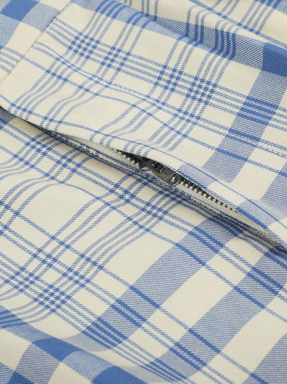 Aelfric Eden Plaid Baggy Barrel Pants