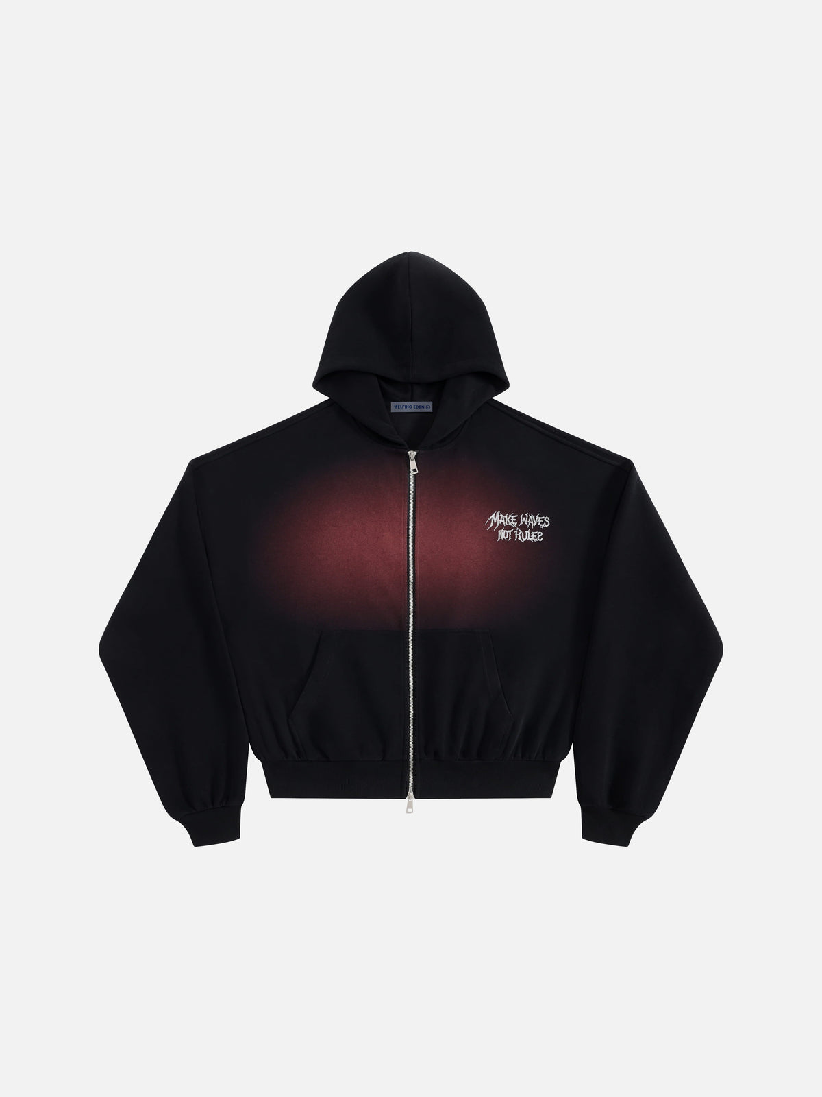 Aelfric Eden Boxy Rhinestone Zip Up Hoodie