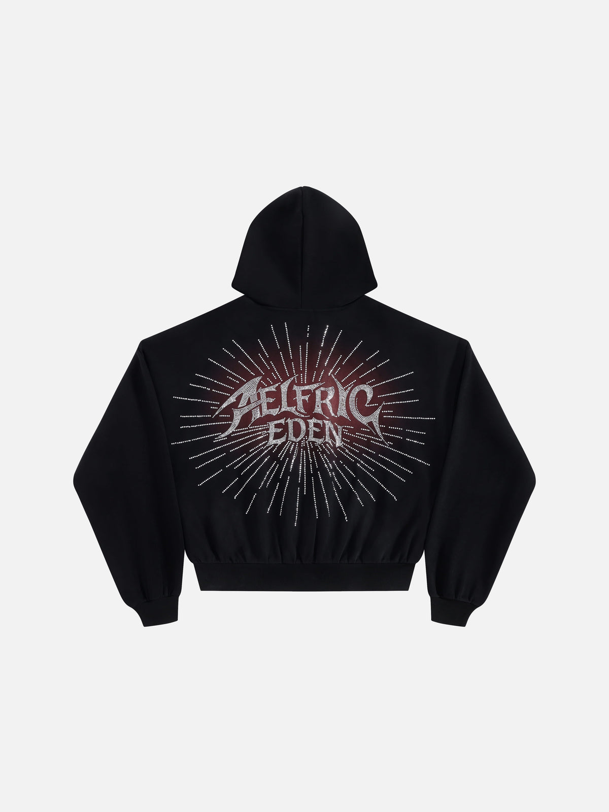 Aelfric Eden Boxy Rhinestone Zip Up Hoodie