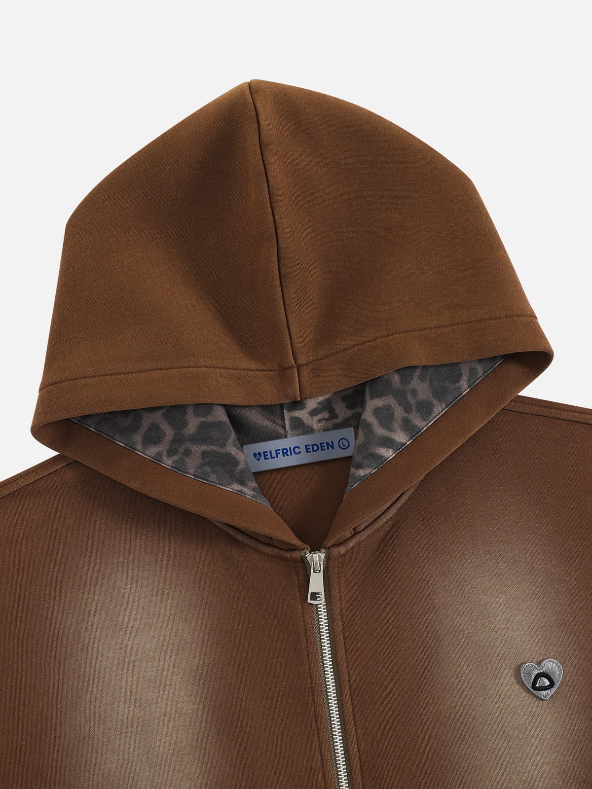 Aelfric Eden Boxy Studded Zip Up Hoodie