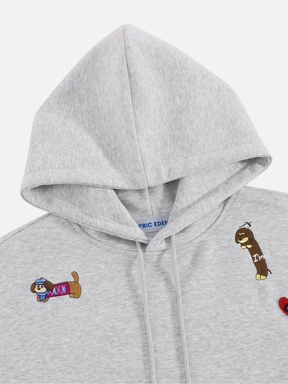 Aelfric Eden Boxy Dachshund Pullover Hoodie
