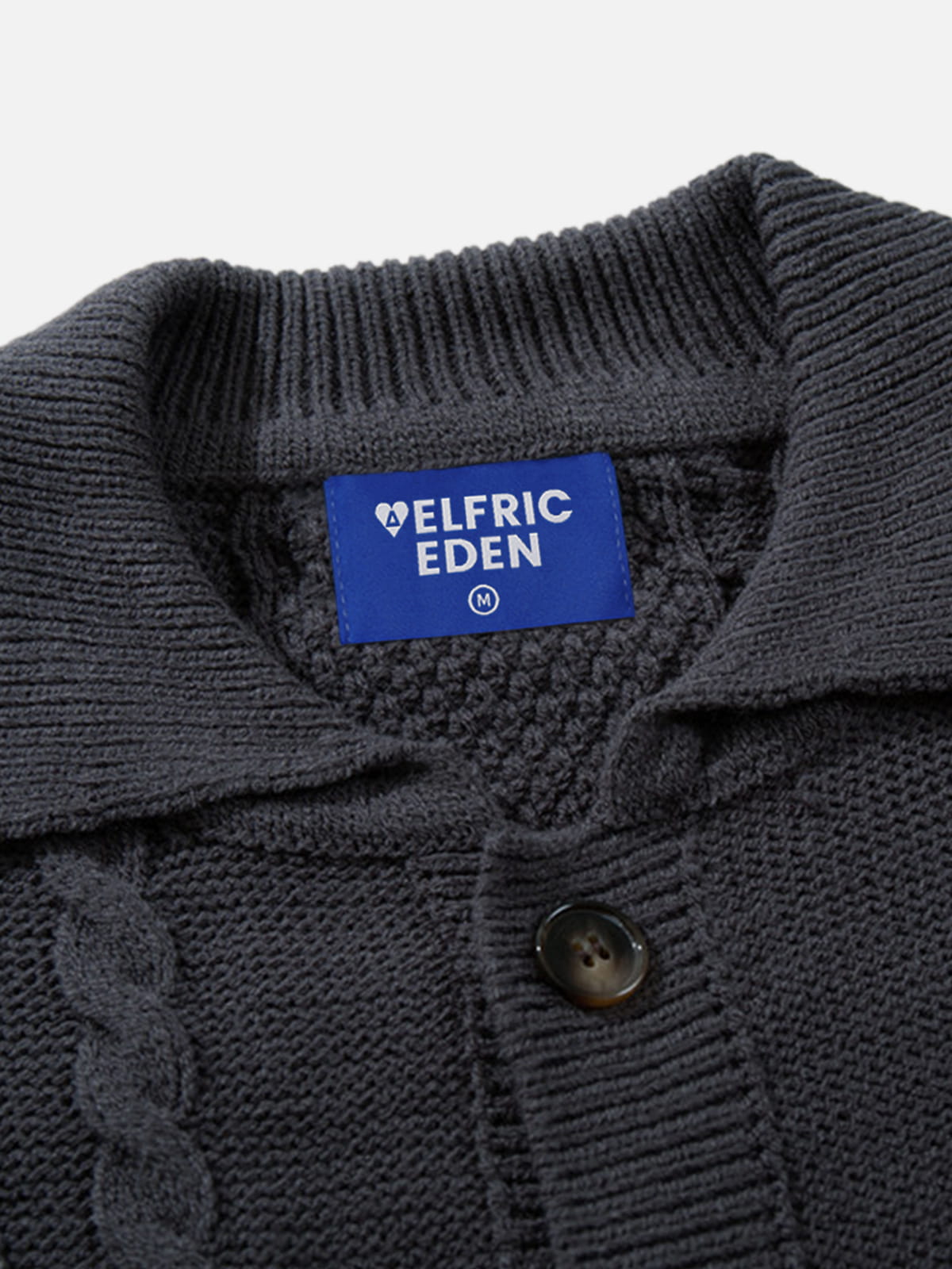 Aelfric Eden Argyle Cable Knit Cardigan
