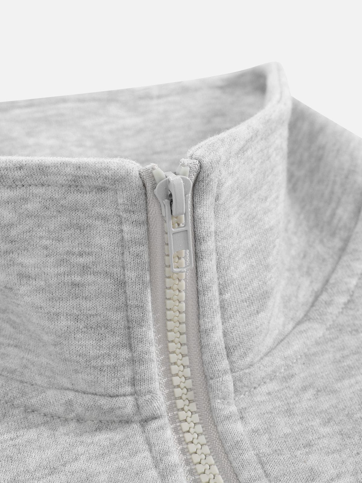 Aelfric Eden Dachshund Embroidery Quarter-Zip Sweatshirt