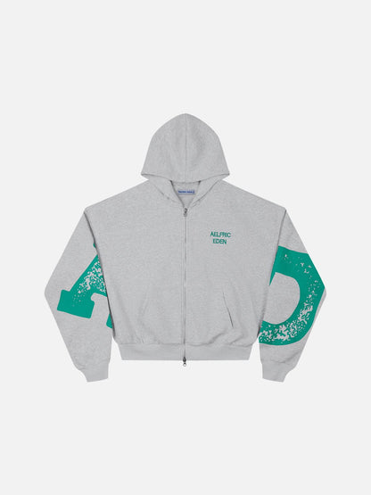 [Pre-Order] Aelfric Eden Boxy Graphic Zip Up Hoodie