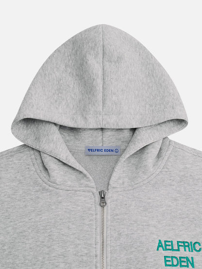 [Pre-Order] Aelfric Eden Boxy Graphic Zip Up Hoodie