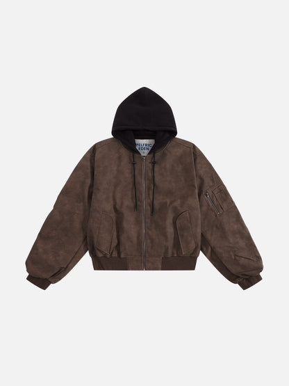 Aelfric Eden Two Layered Faux Suede Jacket