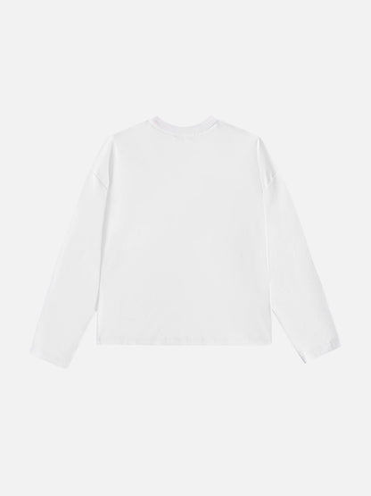 Aelfric Eden Boxy Script Long Sleeve Tee