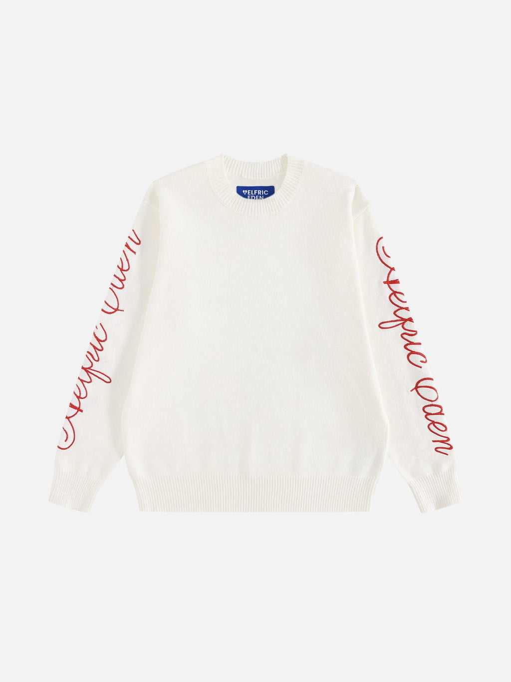 Aelfric Eden Script Embroidery Sweater