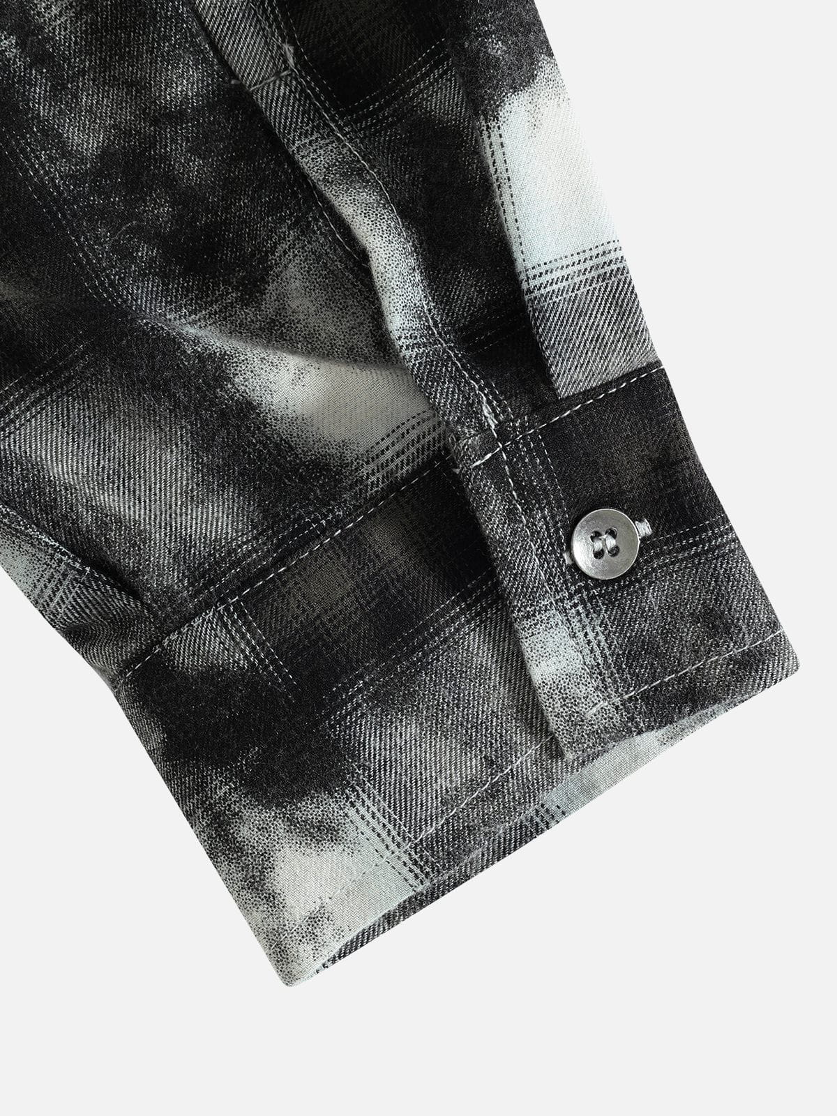 Aelfric Eden Distressed Flannel Long Sleeve Shirt