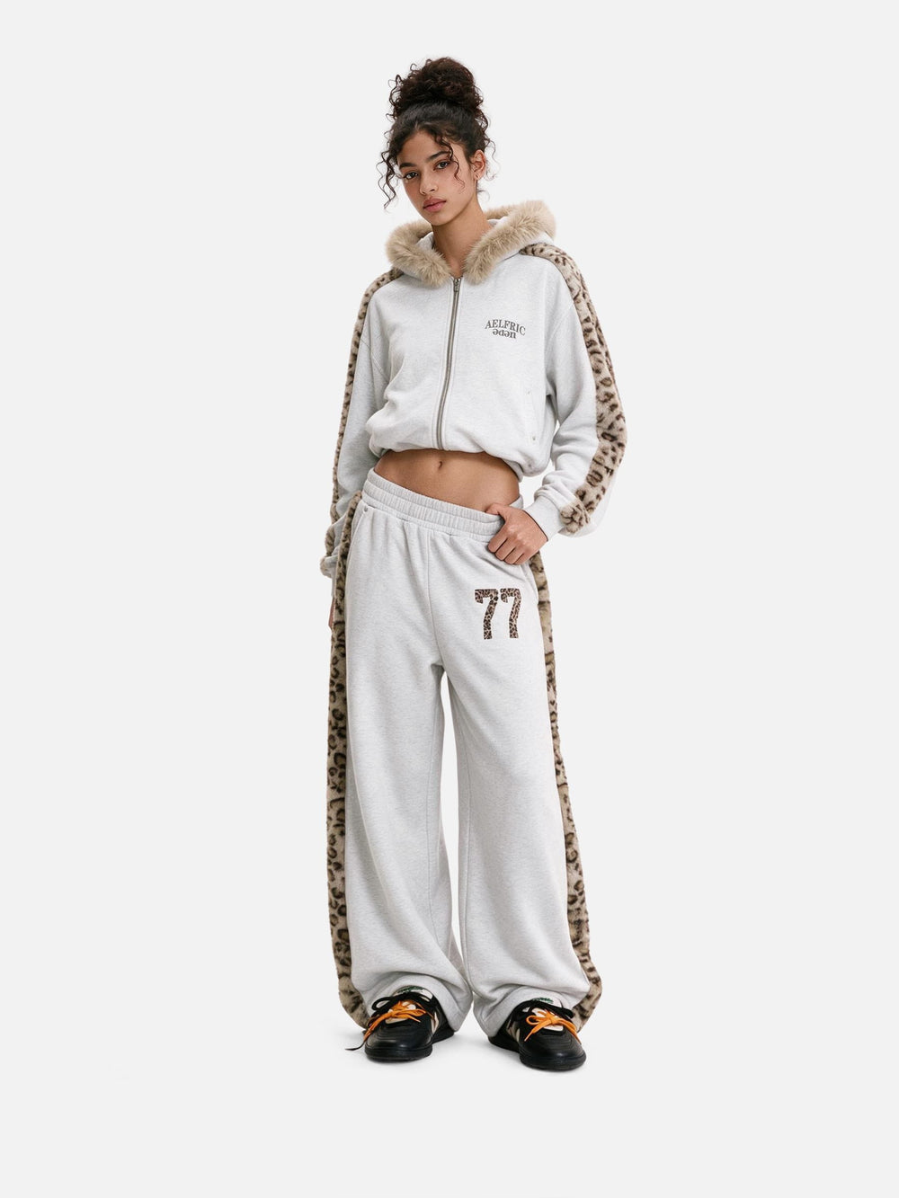 [Pre-Order] Aelfric Eden Leopard Print Faux Fur Sets