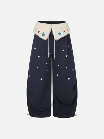 [Pre-Order] Aelfric Eden Star Embroidered Baggy Barrel Sweatpants