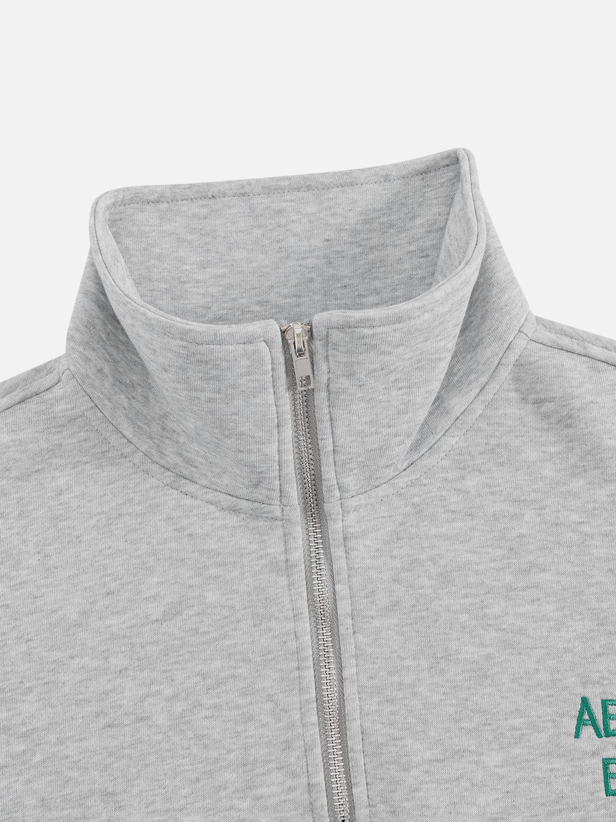 [Pre-Order] Aelfric Eden Boxy Graphic Quarter-Zip Sweatshirt