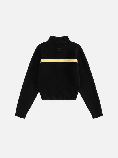 Aelfric Eden Stripe Star Zip Up Cardigan