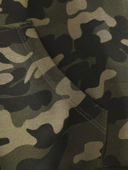 Aelfric Eden CAMO Faux Fur Zip Up Hoodie