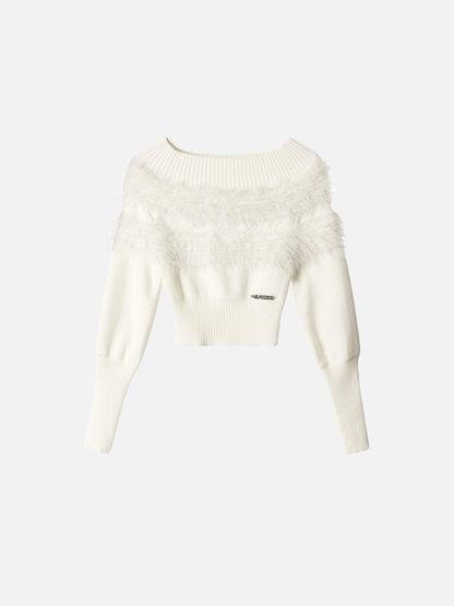 Aelfric Eden Faux Fur Panel Sweater